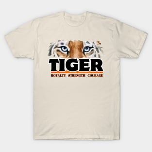 Regal Gaze: Tiger T-Shirt